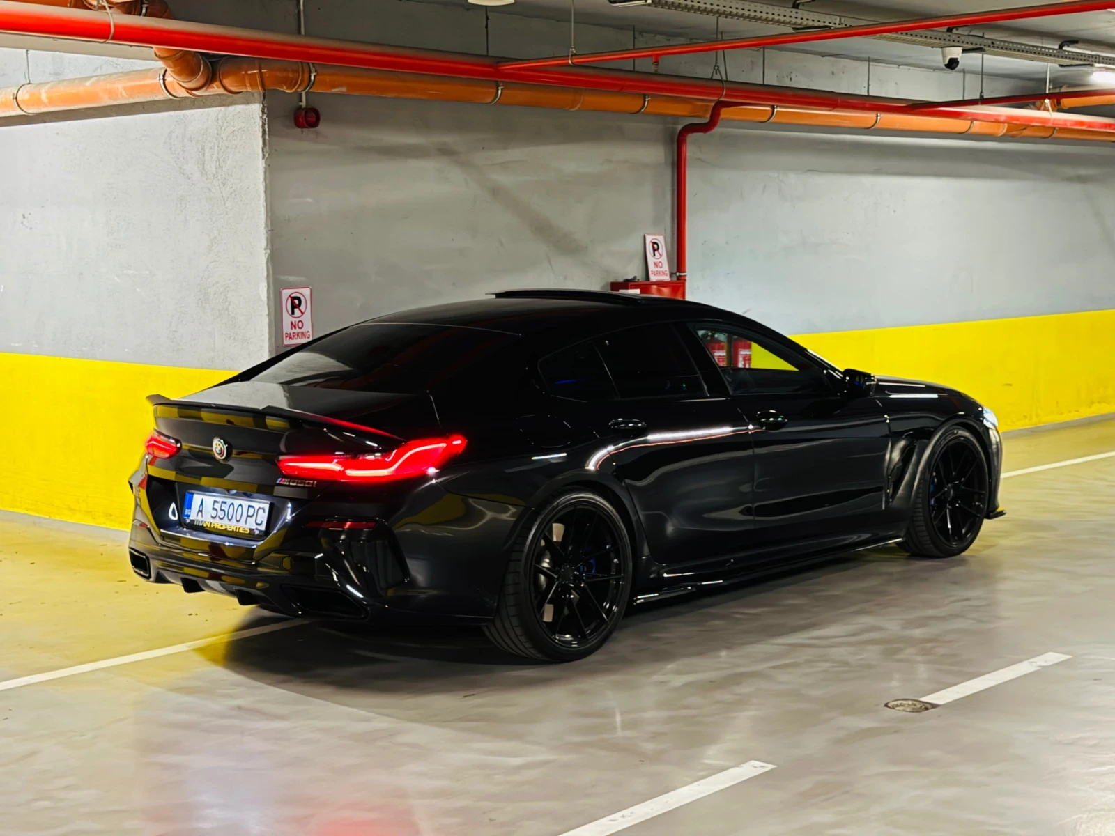 BMW 850 Grancoupe, М8 изпускателна система