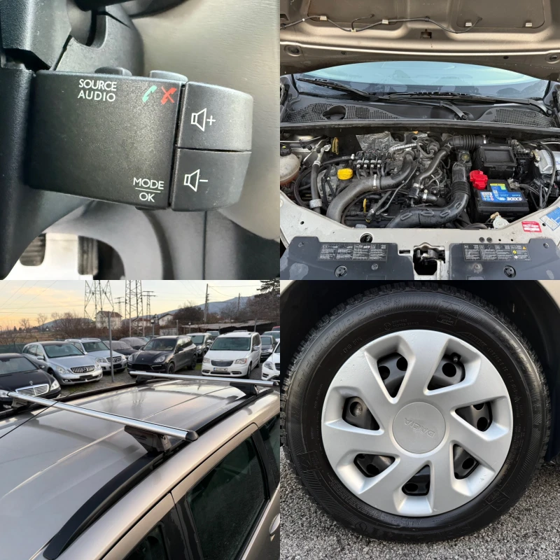 Dacia Lodgy 1.2 i ГАЗ/НАВИ/КЛИМА/ПОДГРЕВ, снимка 17 - Автомобили и джипове - 52712902
