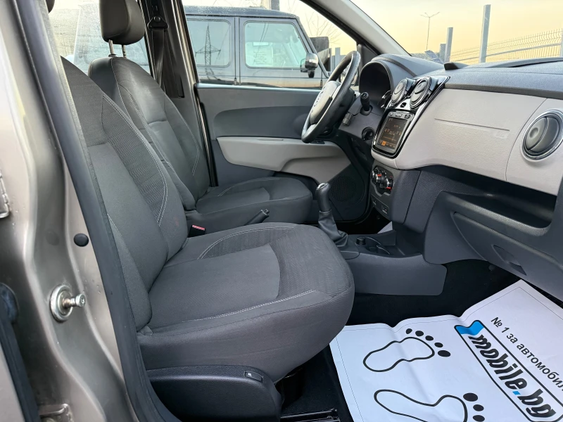 Dacia Lodgy 1.2 i ГАЗ/НАВИ/КЛИМА/ПОДГРЕВ, снимка 11 - Автомобили и джипове - 52712902
