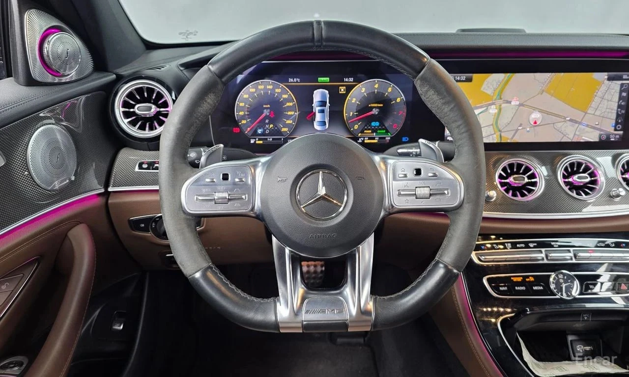 Mercedes-Benz E 53 AMG * ХЕД ЪП* ДИСТРОНИК* 2 КЛЮЧА* 360КАМЕРА* ОБДУХВАНЕ, снимка 8 - Автомобили и джипове - 54702711
