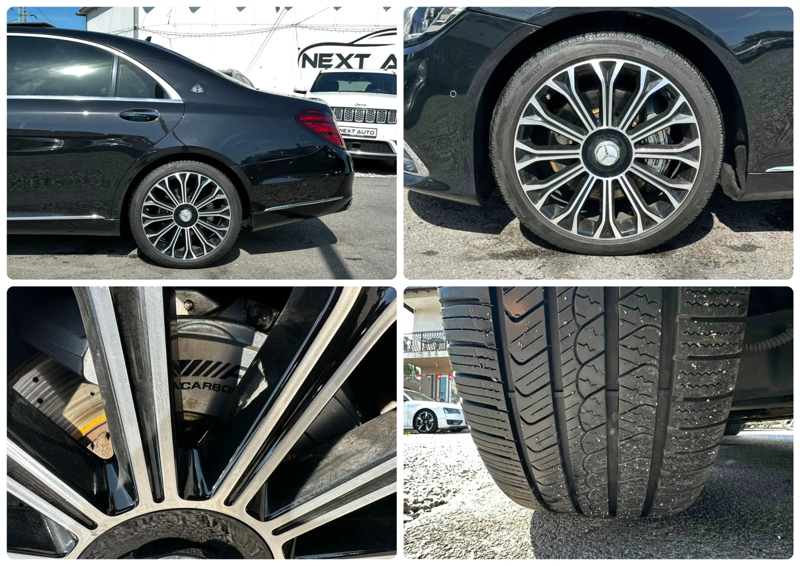 Mercedes-Benz S 400 D 340HP LONG 4MATIC CARBON/CERAMIC TV FULL, снимка 17 - Автомобили и джипове - 55296317
