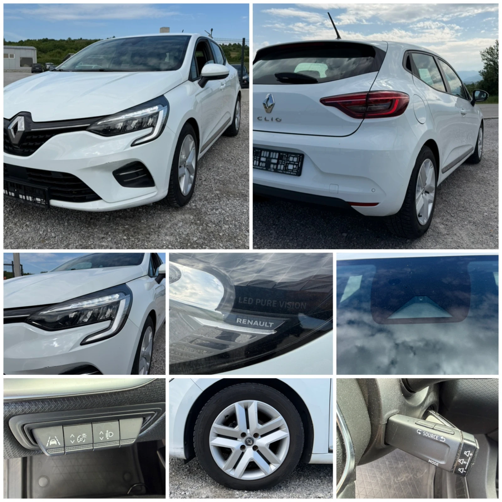 Renault Clio 1.5DCI LED NAVI EURO 6 TUV COC SERVICE BOOK, снимка 9 - Автомобили и джипове - 54627274