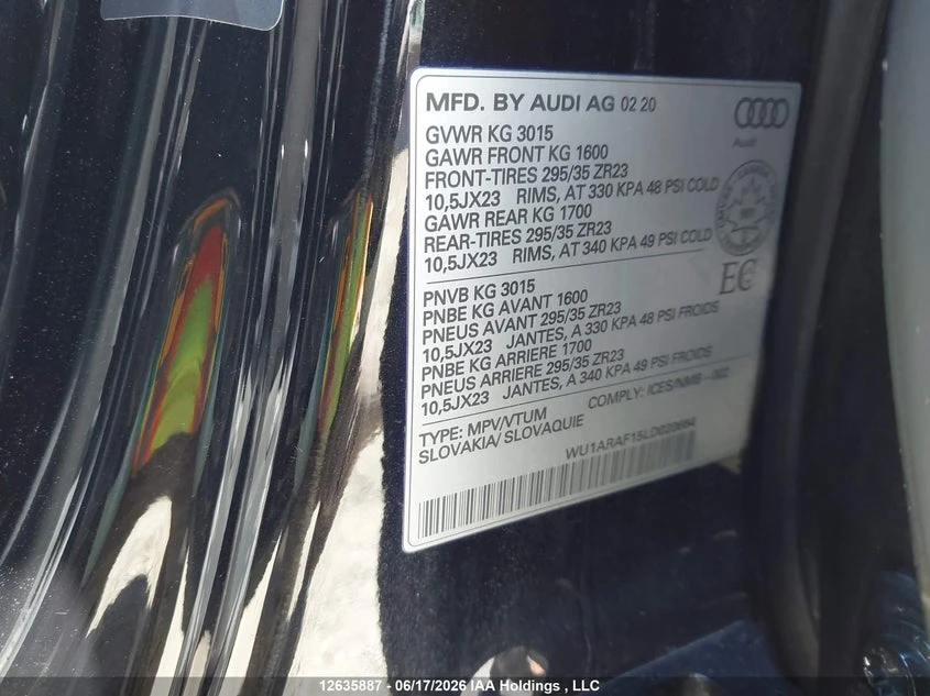 Audi RSQ8 4.0 TFSI Quattro, снимка 9 - Автомобили и джипове - 56630405