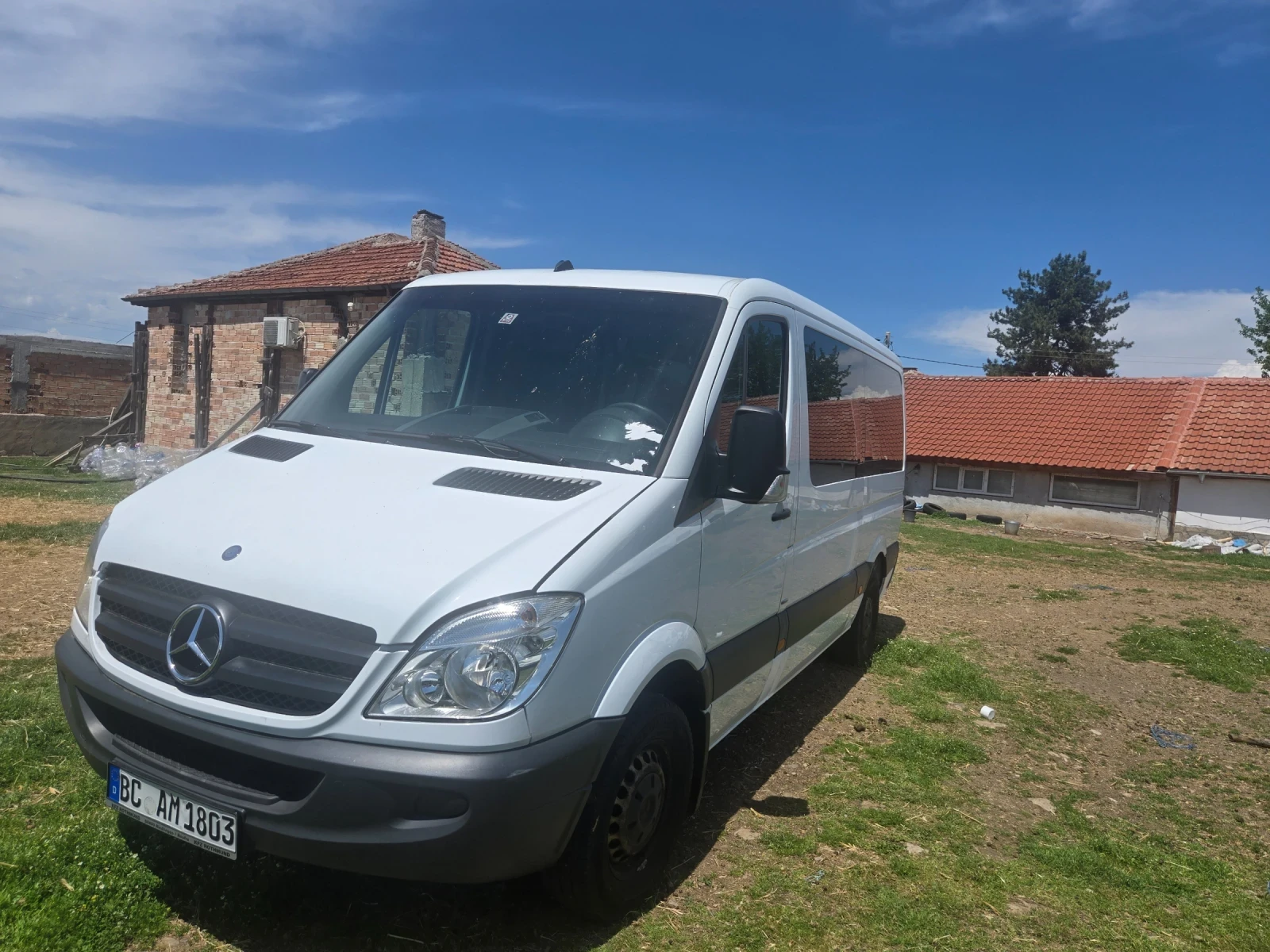 Mercedes-Benz Sprinter 313 2, 2 сди 130 коня  9 места дългата база с рампа, снимка 4 - Бусове и автобуси - 54519662