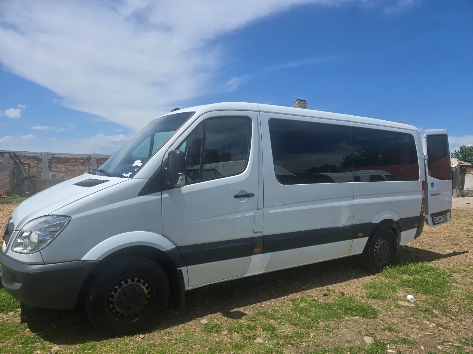 Mercedes-Benz Sprinter 313 2, 2 сди 130 коня  9 места дългата база с рампа, снимка 9 - Бусове и автобуси - 54519662