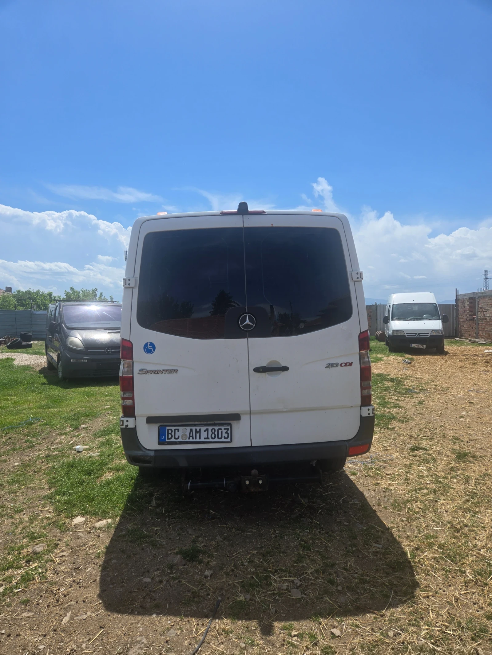 Mercedes-Benz Sprinter 313 2, 2 сди 130 коня  9 места дългата база с рампа, снимка 12 - Бусове и автобуси - 54519662