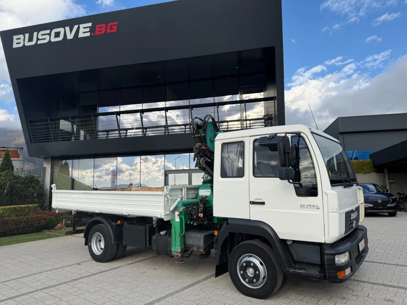 Man L LE 10.140 Самосвал с кран Atlas 3тона , снимка 17 - Камиони - 52169690