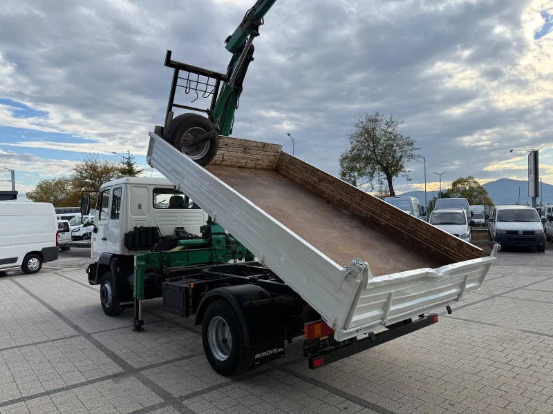 Man L LE 10.140 Самосвал с кран Atlas 3тона , снимка 7 - Камиони - 52169690