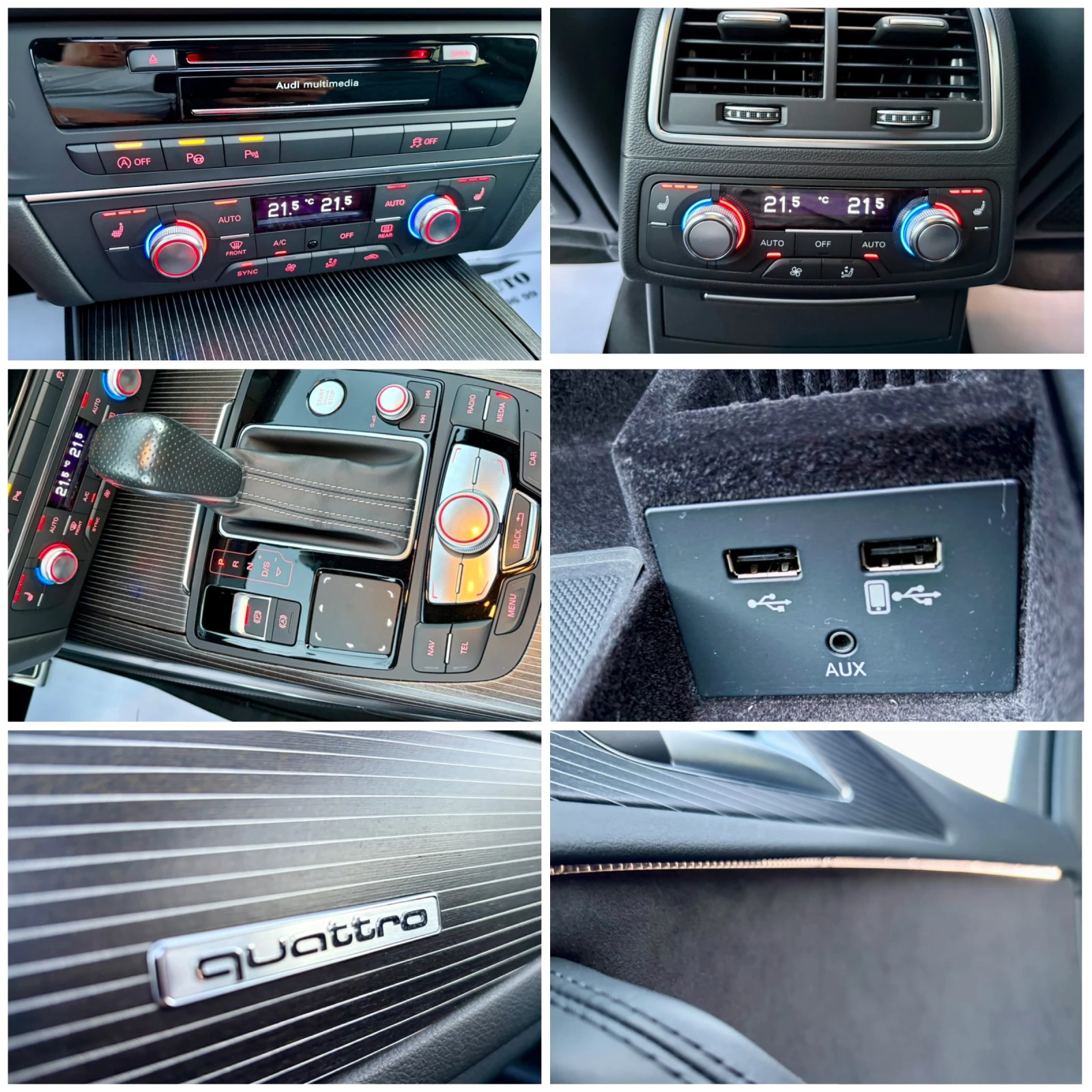 Audi A6 COMPETITION 3.0BiTDI 326к QUATTRO S-LINE FACELIFT, снимка 14 - Автомобили и джипове - 56187202