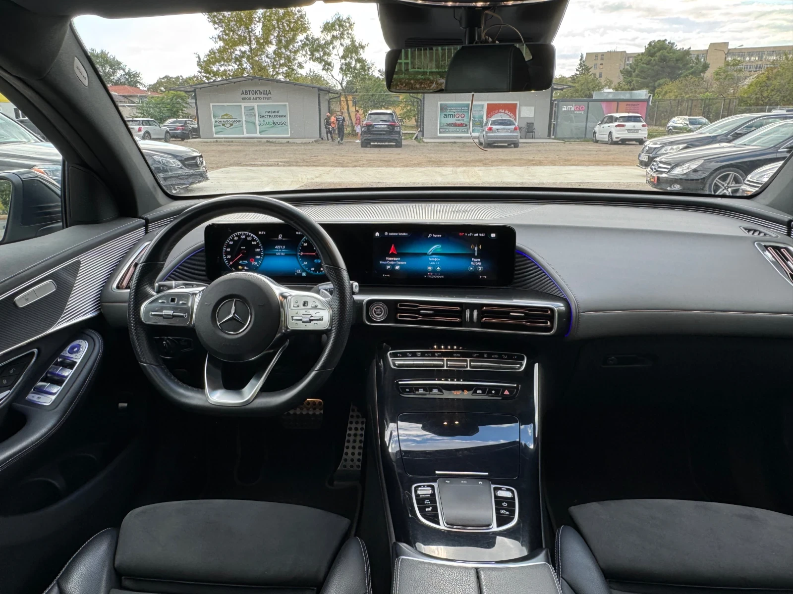 Mercedes-Benz EQC AMG/PANO///TOP | Mobile.bg   11