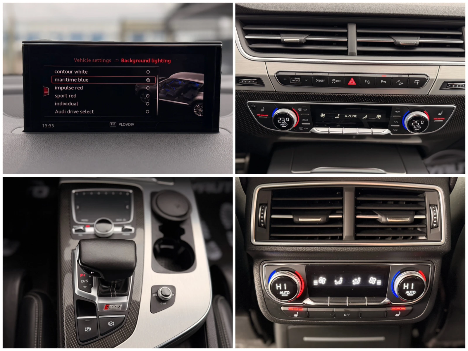 Audi SQ7  4.0TDI= V8T= QUATTRO= CARBON PACK= RNG DESIGNE= , снимка 17 - Автомобили и джипове - 54708635
