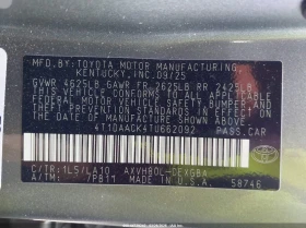 Toyota Camry 2.5l Xle, снимка 9