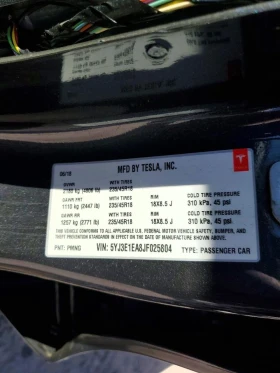 Tesla Model 3 Long Range Battery RWD, снимка 12