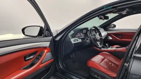 BMW M5 ЧЕРВЕНА КОЖА* 360* HUD* ОБДУХВ* ПАНО* ПОДГЕВ, снимка 10