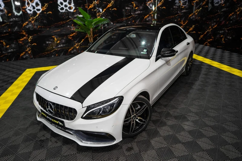 Mercedes-Benz C 220 D FULL AMG LINE NAVI BURM ЛИЗИНГ 100%, снимка 2 - Автомобили и джипове - 53301019