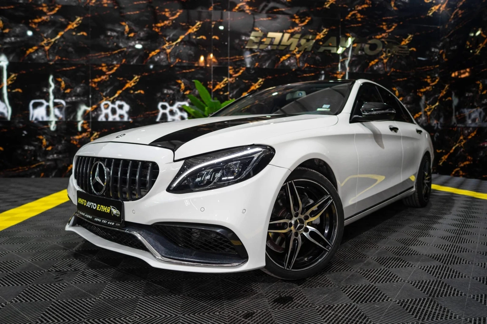 Mercedes-Benz C 220 D FULL AMG LINE NAVI BURM ЛИЗИНГ 100%, снимка 1