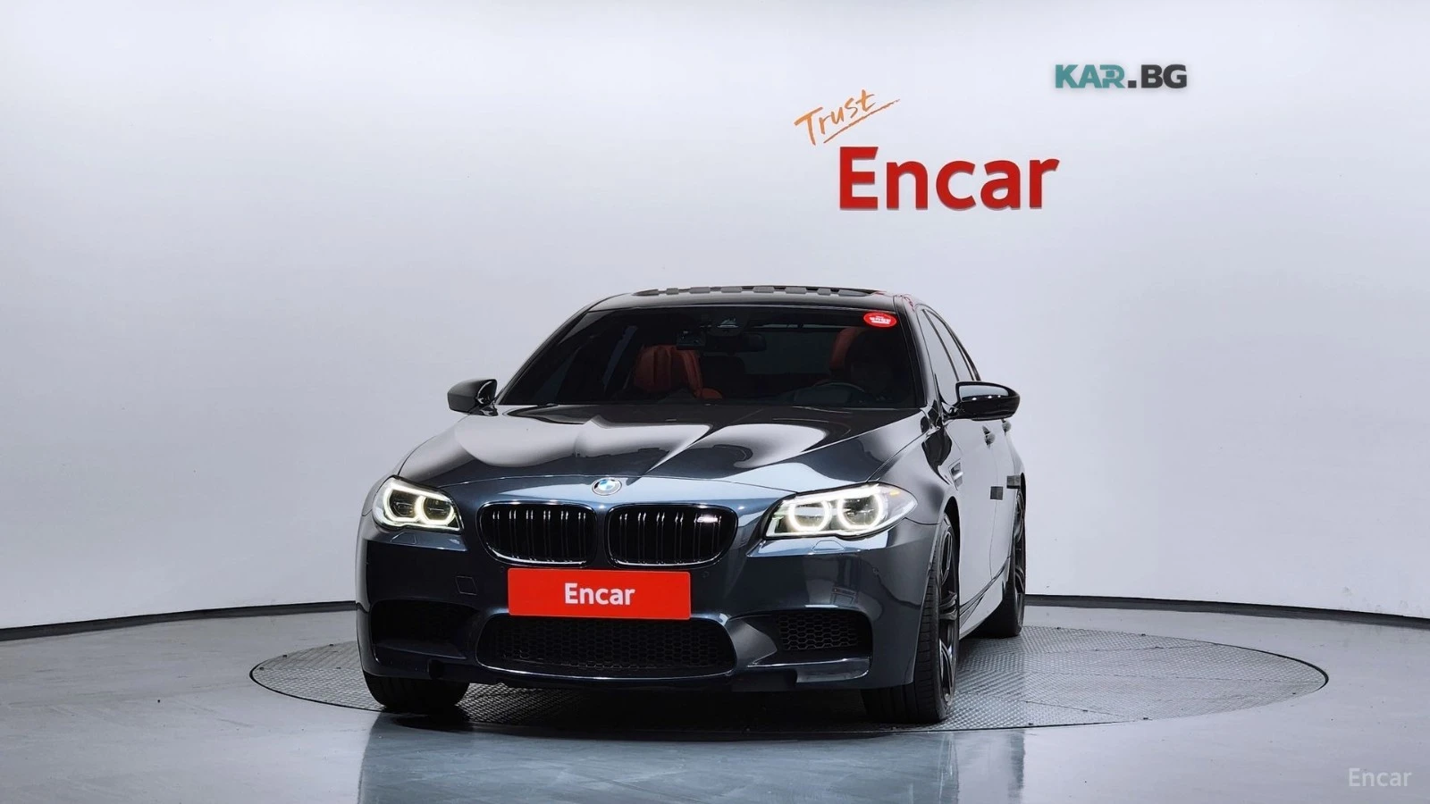 BMW M5 ЧЕРВЕНА КОЖА* 360* HUD* ОБДУХВ* ПАНО* ПОДГЕВ, снимка 3 - Автомобили и джипове - 54905787