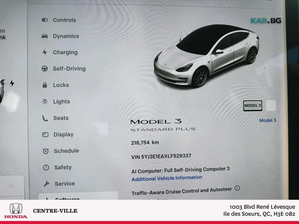 Tesla Model 3 Standard Range Plus* DISTRONIC* PANORAMA* ПОДГРЕВ*, снимка 10 - Автомобили и джипове - 56225964