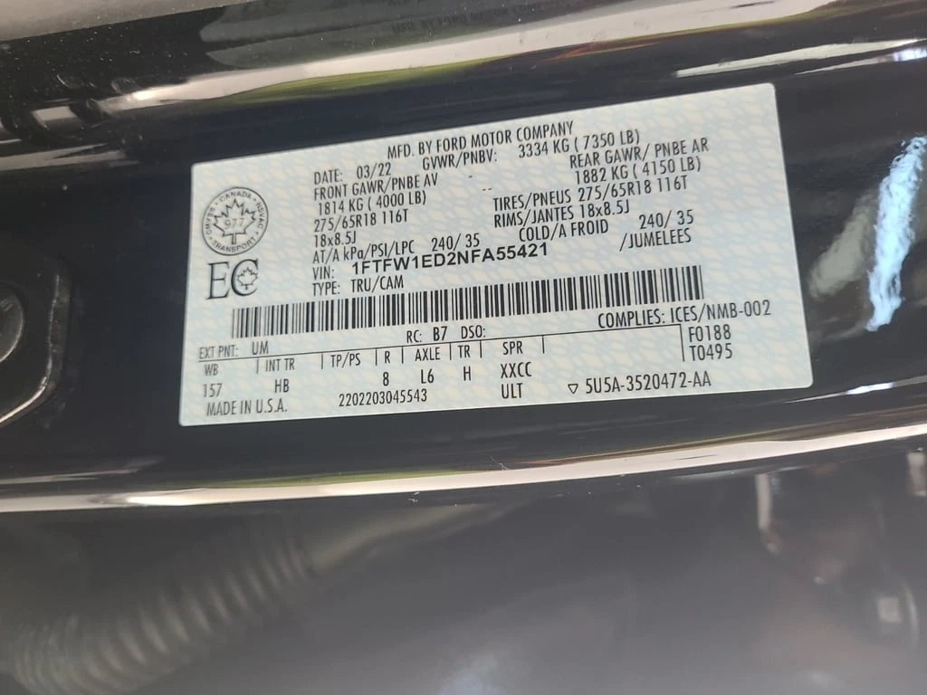 Ford F150 * LARIAT CREW CAB STD BED * CARFAX * БЕЗ ПЪРВОНАЧА - изображение 7