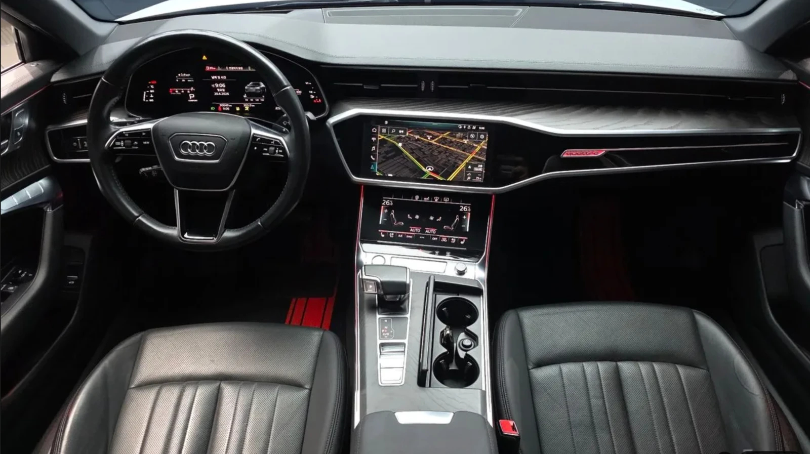 Audi A6 QUATTRO / 360 CAM / ОБДУХВАНЕ / HEAD UP , снимка 9 - Автомобили и джипове - 54640434