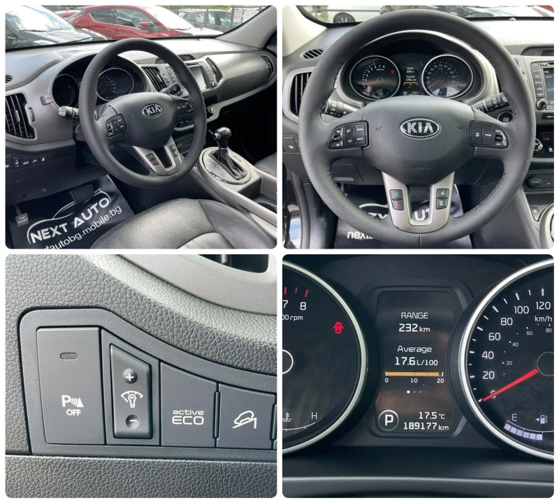 Kia Sportage 4X4 ПАНОРАМА НАВИГАЦИЯ КОЖА , снимка 12 - Автомобили и джипове - 45997341