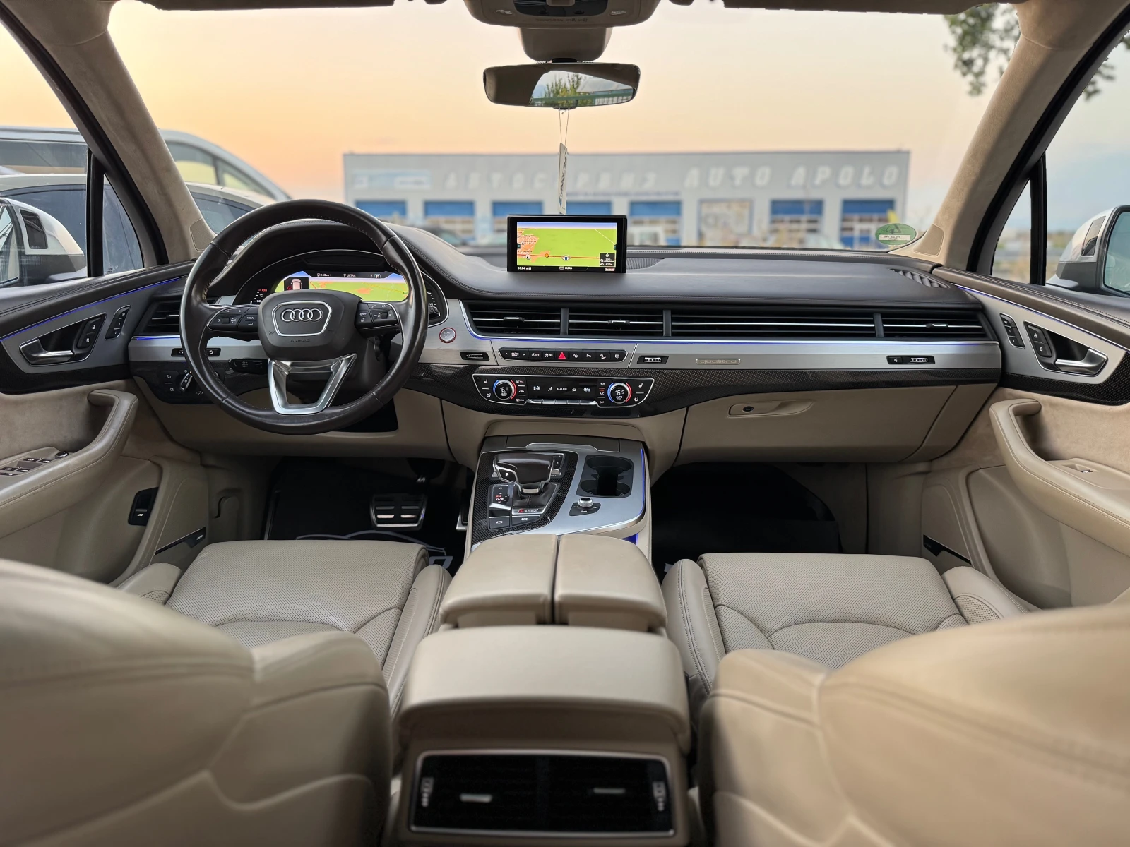 Audi SQ7 V8T= MATRIX= QUATTRO= DISTRONIC= HUD= 360* КАМЕРА= - изображение 9