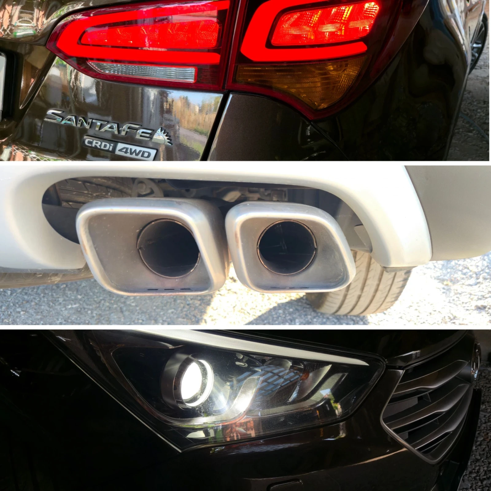 Hyundai Santa fe FULL 2.2CRDI 4WD PREMIUМ З6О* КАМЕРИ, снимка 16 - Автомобили и джипове - 56512213
