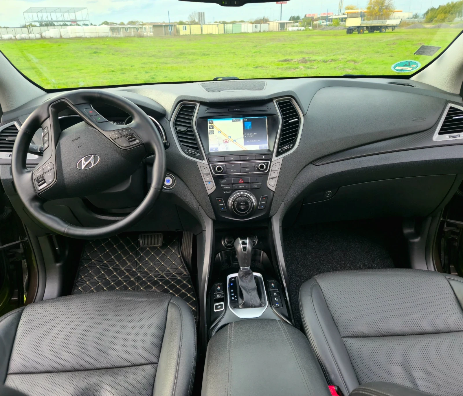 Hyundai Santa fe FULL 2.2CRDI 4WD PREMIUМ З6О* КАМЕРИ, снимка 7 - Автомобили и джипове - 56512213