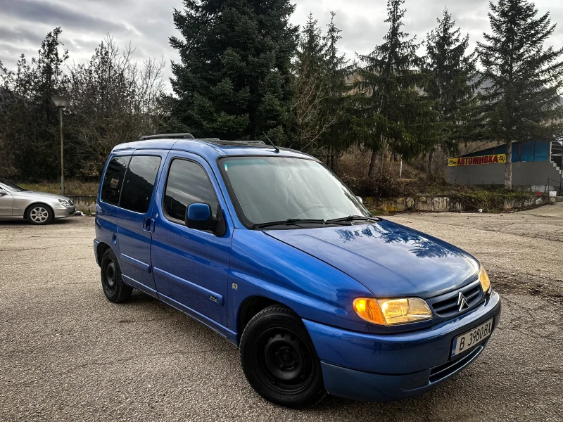 Citroen Berlingo = ГАЗ= КЛИМАТИК= 5 места= ПАНОРАМА= , снимка 1 - Автомобили и джипове - 48103347