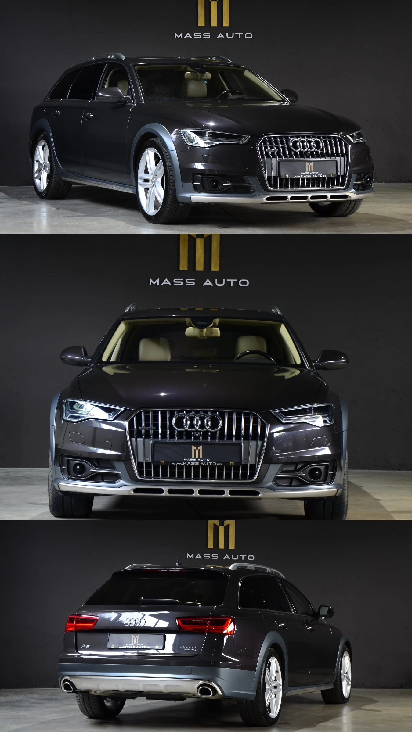 Audi A6 Allroad 3.0BiTdi/8ZF/B&O/Matrix/360/Keyless/HUD/ - изображение 2