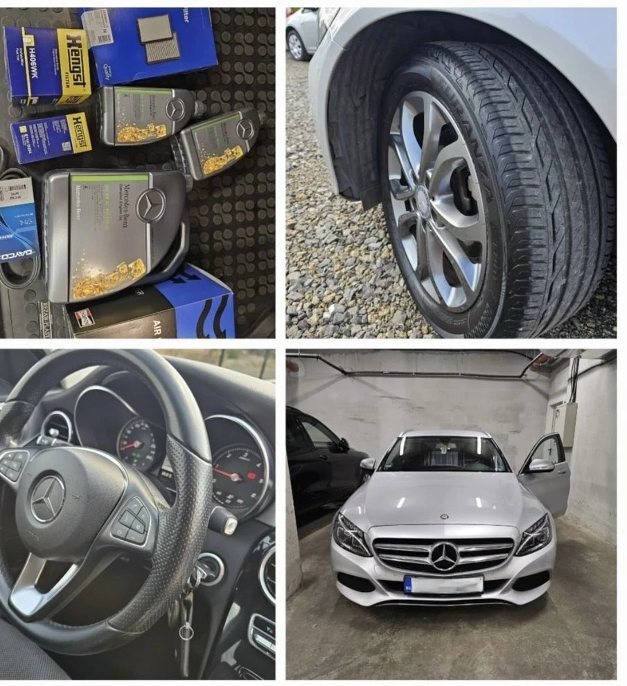 Mercedes-Benz C 220 AMG Line - BlueTEC , снимка 12 - Автомобили и джипове - 55565891