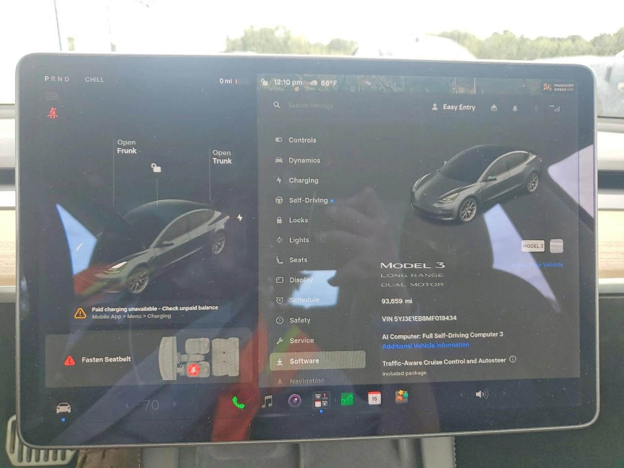 Tesla Model 3 LONG RANGE DUAL MOTOR ALL-WHEEL DRIVE, снимка 9 - Автомобили и джипове - 56222596