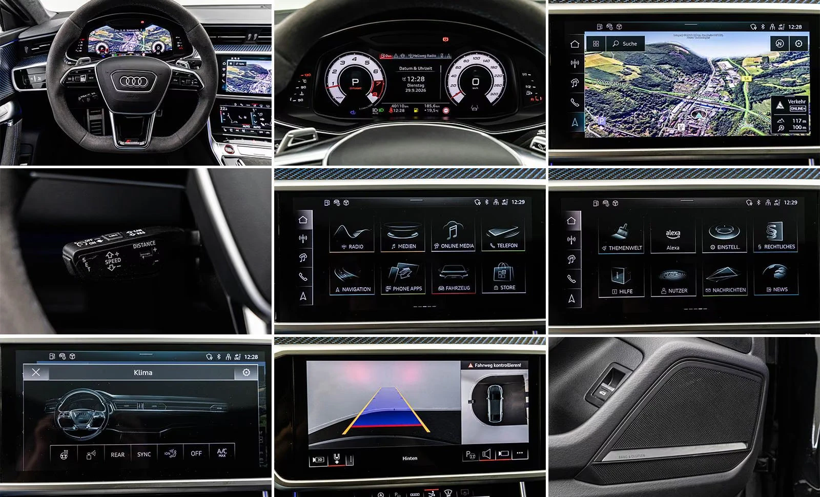 Audi Rs7 PERFORMANCE/630HP/HUD/KERAMIK/360/305KM-h/9633z | Mobile.bg � ����������� 16