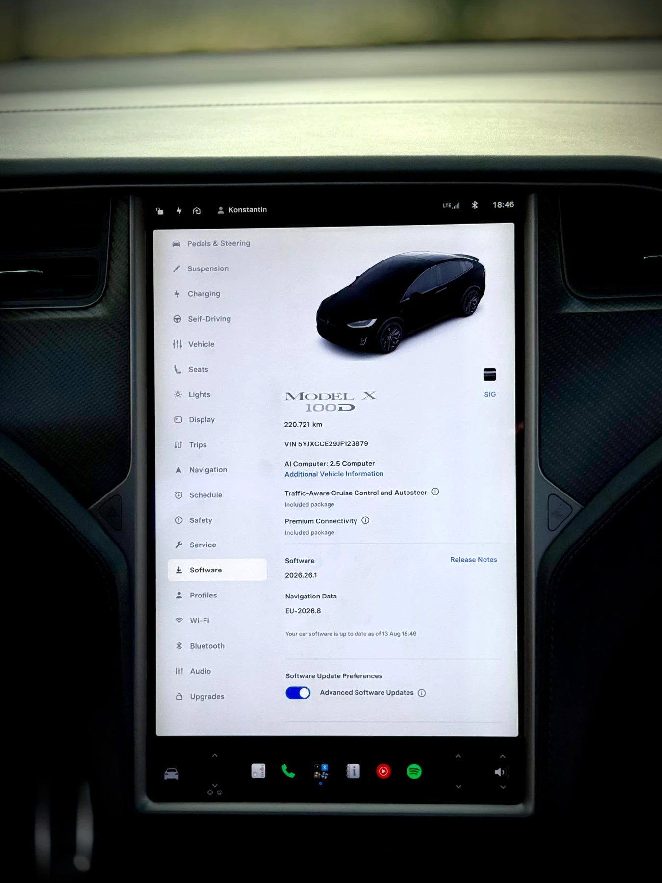 Tesla Model X 100D Dual Motor Сменена Батерия, снимка 14 - Автомобили и джипове - 55929648