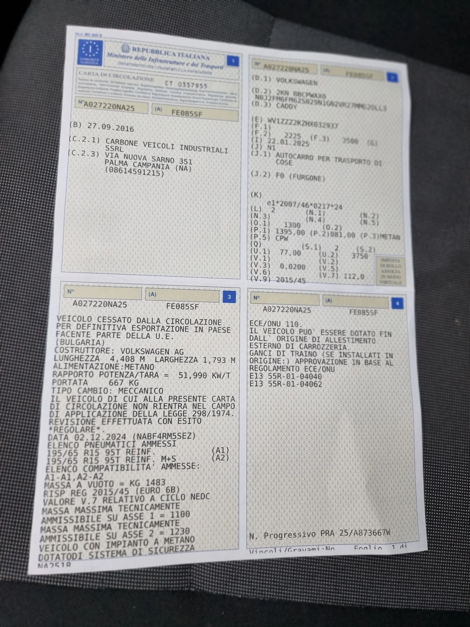 VW Caddy GNC BENZIN-METAN | Mobile.bg   15