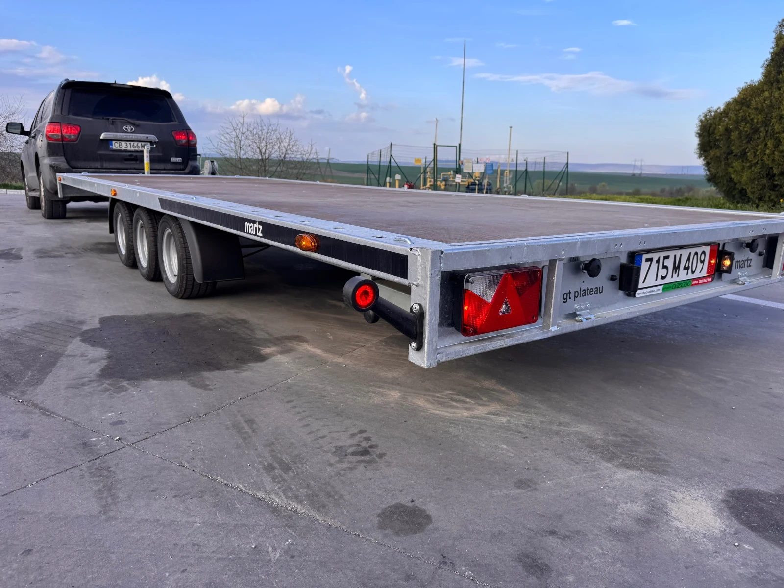 За автомобил Други MARTZ GT Plateau S 600/3 3500kg, снимка 8 - Ремаркета - 55289630