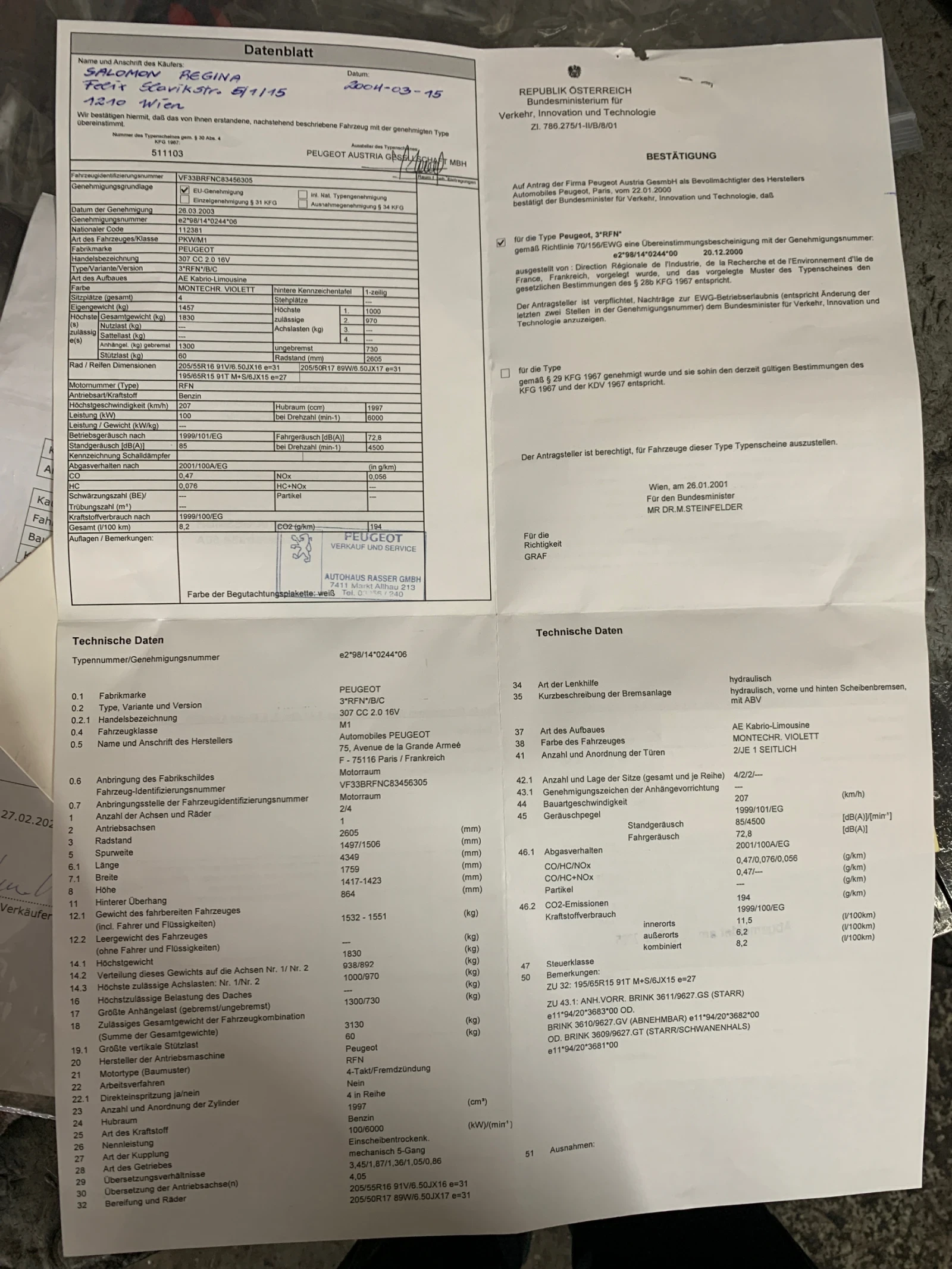 Peugeot 307 Cc - изображение 9