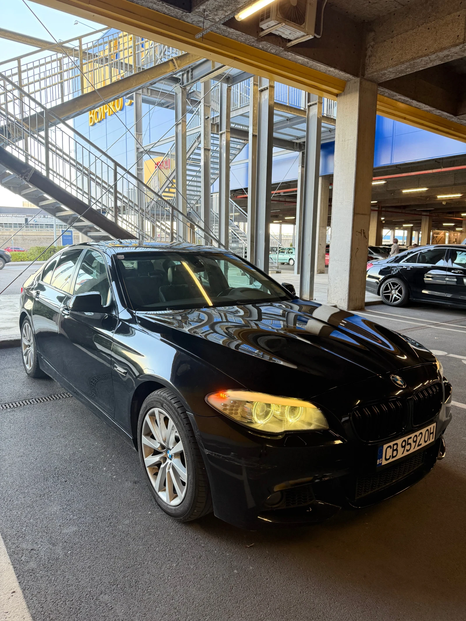 BMW 530 258кс, задно, сменени вериги