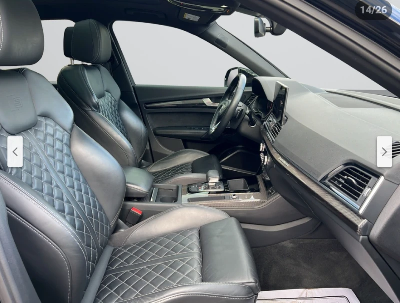Audi SQ5 DISTRONIC/MATRIX/B&O/BLIND SPOT/VIRTUAL/KEYLESS, снимка 13 - Автомобили и джипове - 52673013