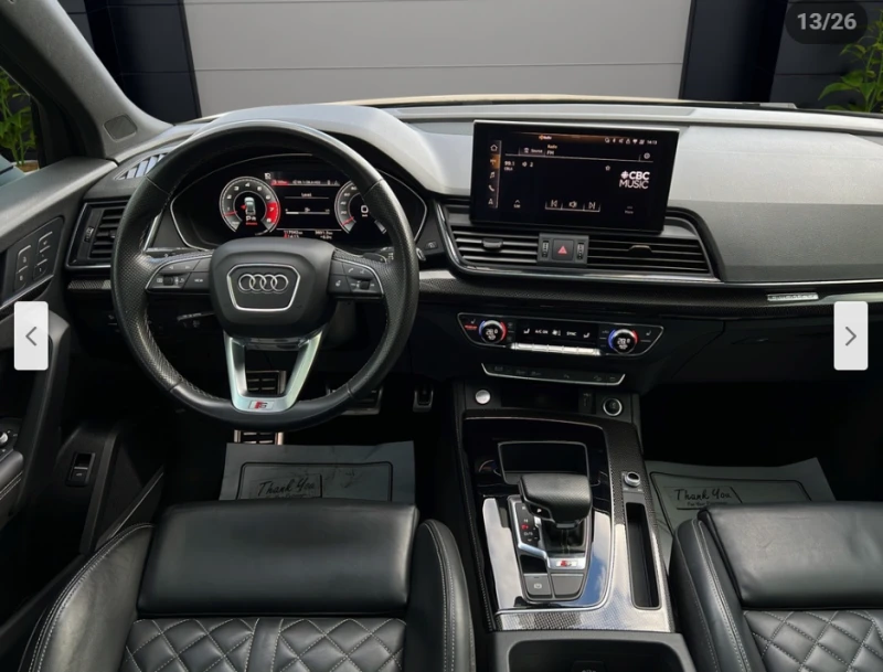 Audi SQ5 DISTRONIC/MATRIX/B&O/BLIND SPOT/VIRTUAL/KEYLESS, снимка 10 - Автомобили и джипове - 52673013