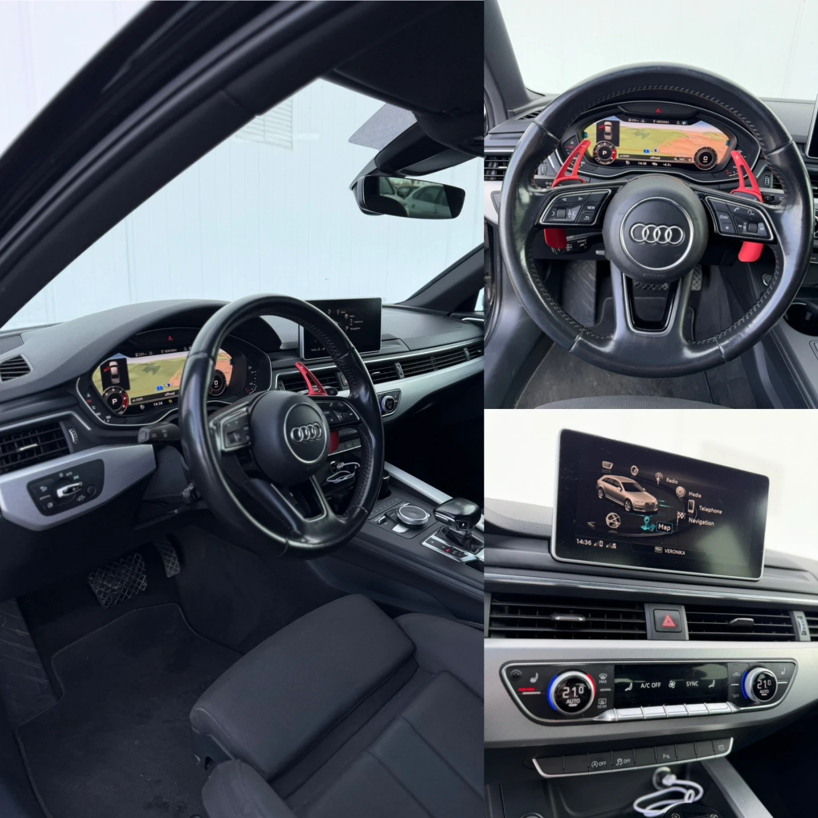 Audi A4 S4 Packet* 3S line* Digital* , снимка 12 - Автомобили и джипове - 54040914