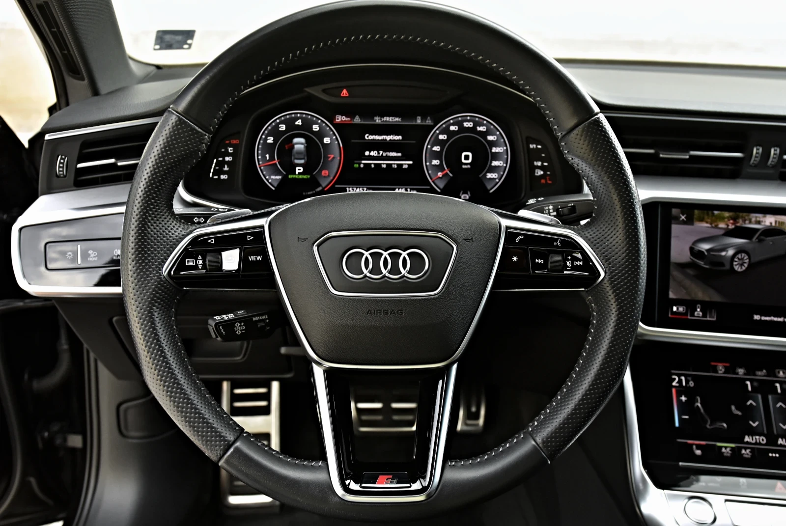 Audi A6 55TFSI 3xS-LINE 360 HEAD-UP B&O HDMATRIX* NightVis, снимка 11 - Автомобили и джипове - 55904763