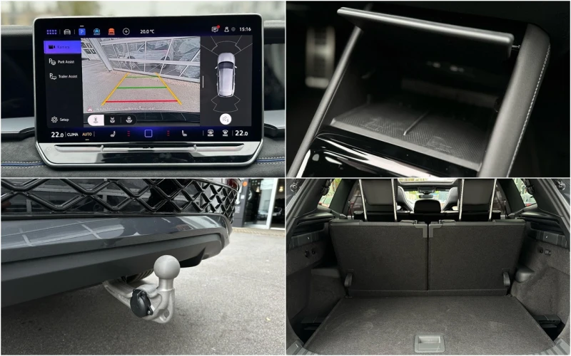 VW Tayron 2.0TDI 4M R Line #PANO #HUD #KeyGo #MASSAGE #iCar_, снимка 17 - Автомобили и джипове - 50074340