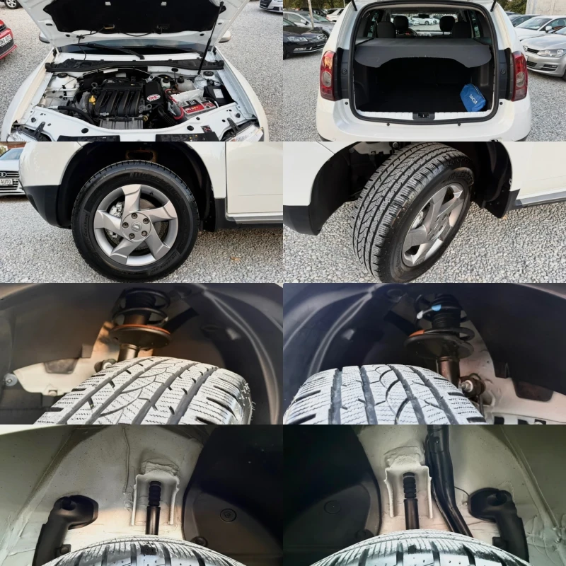 Dacia Duster 1.6i\127 378.км.\БЯЛА ПЕРЛА\DELSEY ИЗПЪЛНЕНИЕ , снимка 15 - Автомобили и джипове - 51945624