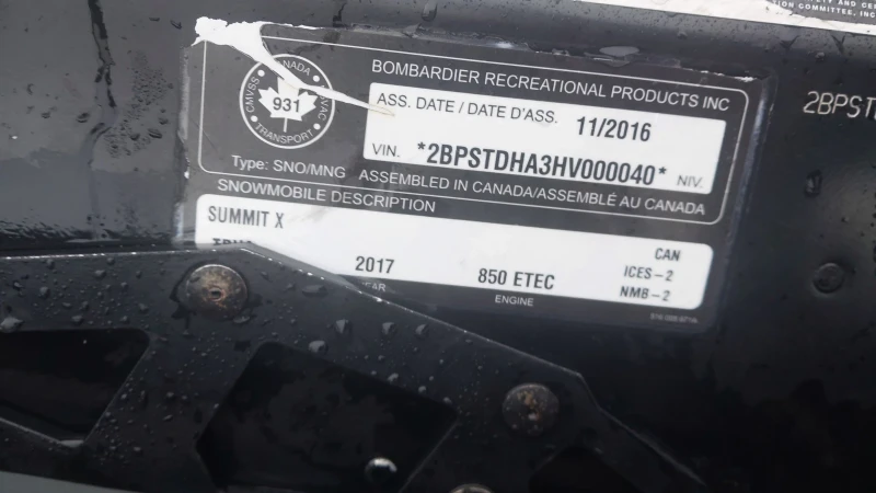 BRP Ski-Doo Ski-Doo 850 Summit , снимка 4 - Мотоциклети и мототехника - 53371183