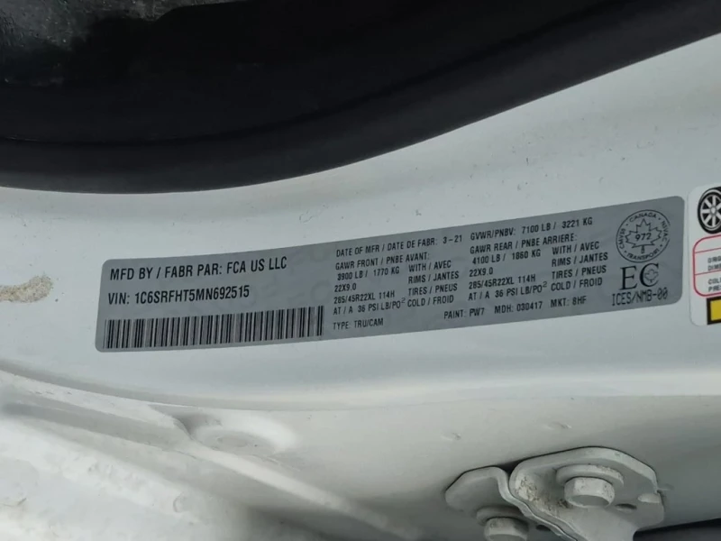 Dodge RAM 1500 * LIMITED CREW CAB SHORT BED * CARFAX * БЕЗ ПЪРВОН, снимка 7 - Автомобили и джипове - 53035879