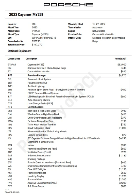 Porsche Cayenne AWD 2023* CARFAX * БЕЗ ПЪРВОНАЧАЛНА ВНОСКА, снимка 17 - Автомобили и джипове - 52834131