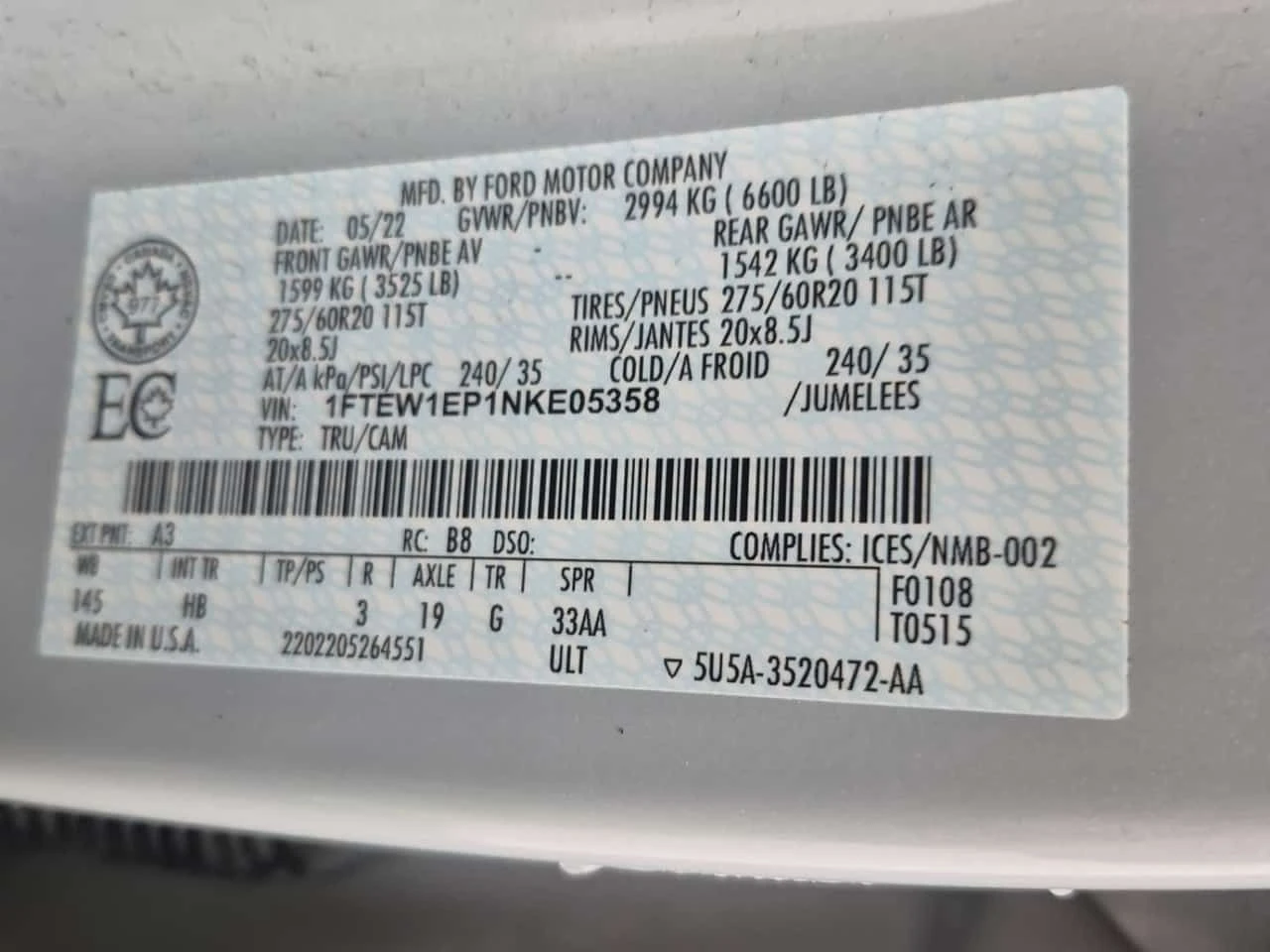 Ford F150 * LARIAT CREW CAB SHORT BED * CARFAX * ЦЕНА ДО БГ, снимка 17 - Автомобили и джипове - 53954524