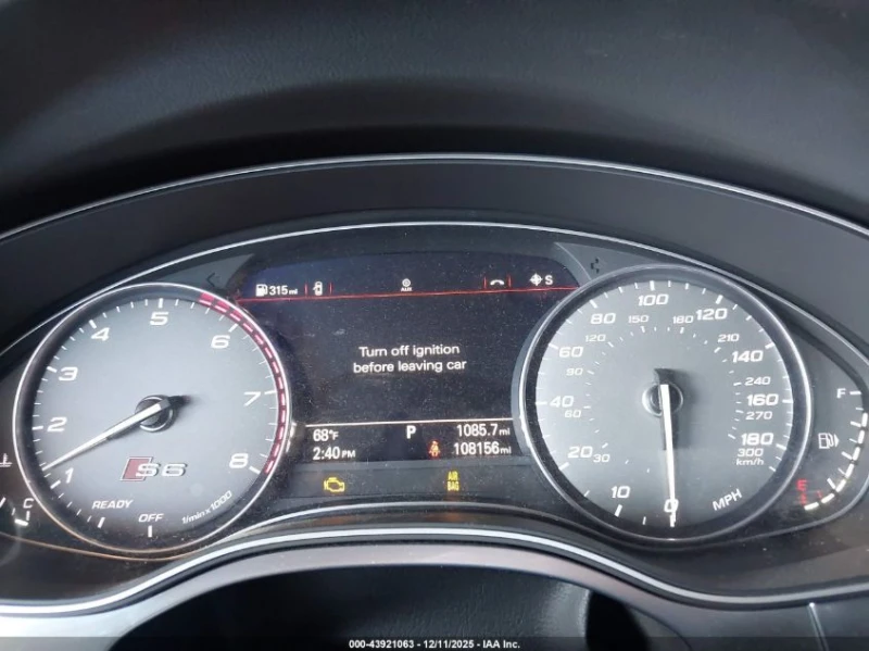 Audi S6 4.0L V-8 DI, DOHC, VVT, TURBO, 450HP All Wheel, снимка 12 - Автомобили и джипове - 53443327