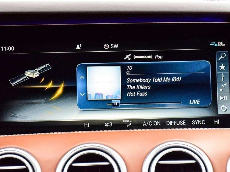 Mercedes-Benz S 63 AMG  Swarovski Crystal Lighting P* CARFAX * ЦЕНА ДО БГ, снимка 12 - Автомобили и джипове - 53099243